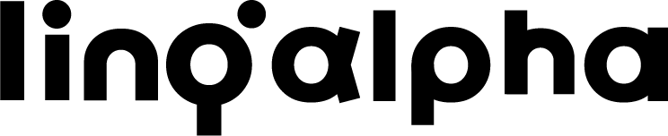 linqalpha black logo